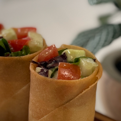 Spring Mix Salad with Dressing